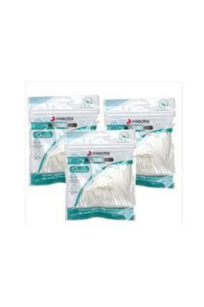 nascita Mint Flavored Toothpick Dental Floss 50 x 3 Pack
