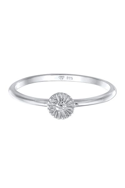 ELLI 925 Silber Blüte Blume Hippie Ring Blüte Blume