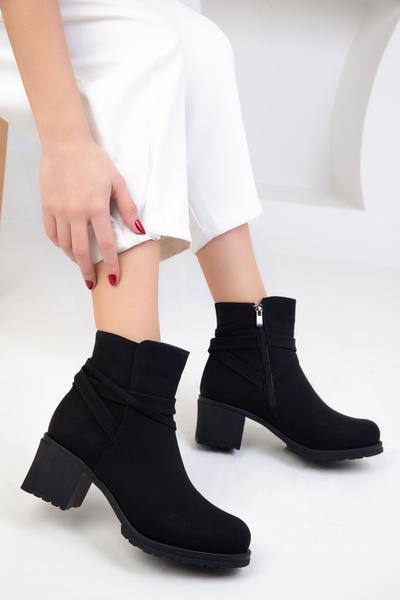 SOHO Černé matné dámské boty a botičky 18710