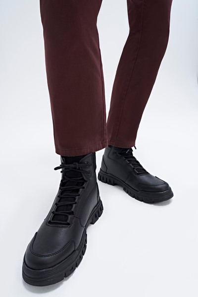 Yaya by Hotiç Black Men's Casual Shoes 02BOY252510A100