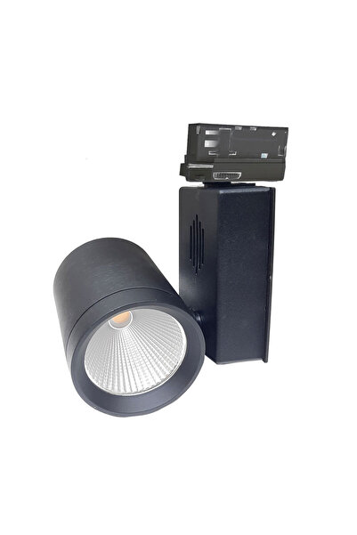 Mimarled Yandan Kutulu Philips Ledli 30W Siyah Trifaze Ray Spot Ilık Beyaz Iş...