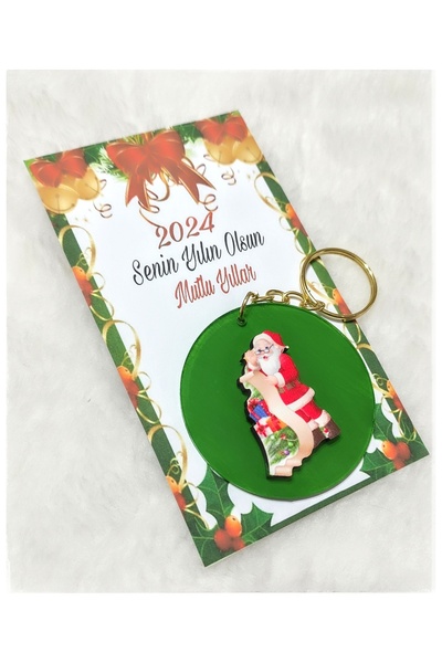 Nazenindusleri Yılbaşı Hediyesi Noel Baba Anahtarlık (5 ADET)