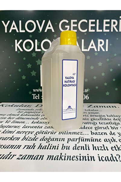 YALOVA GECELERİ Yalova Hatırası Kolonyası 1 Litre Bidon