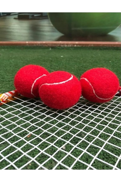 Clifton 3 Adet Antrenman Tenis Topu Kırmızı