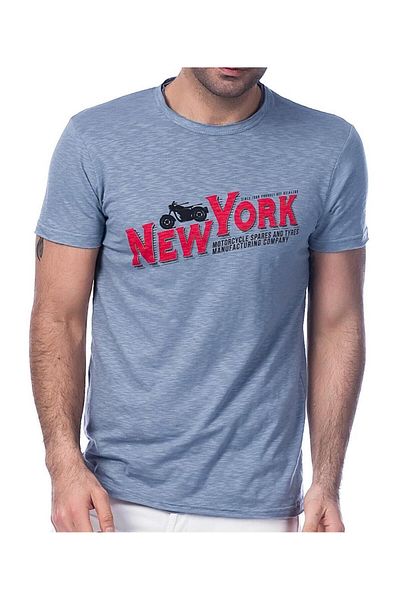 Scorp Ανδρικό μπλουζάκι με στάμπα γραφικών New York
