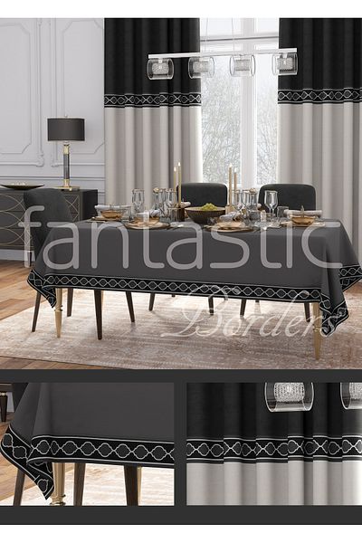 FANTASTIC BORDERS BORDURA PERDEA LATA TESTURATĂ JACQUARD / ACCESORII (7 CM. LĂȚime - 3,5 MT. LUNGIME)