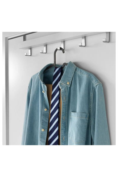 IKEA Μαύρες Πλαστικές Κρεμάστρες Ρούχων 10 Τεμάχια