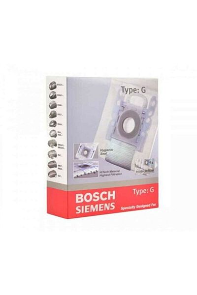 Bosch 4 Pieces Siemens Typ G Vacuum Cleaner Dust Bag