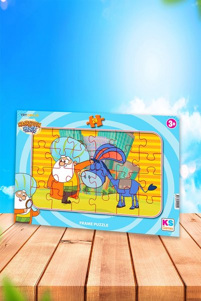 Kesman Kitap Ks Games Nasrettin Hoca Time Traveler 24 pieces Frame Puzzle/Puzzle
