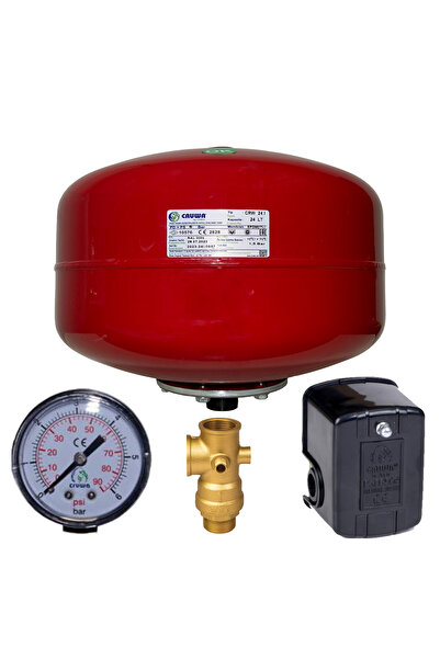CRUWA 24 Litre Hidrofor Kiti  Su Motorları ve Pompalar