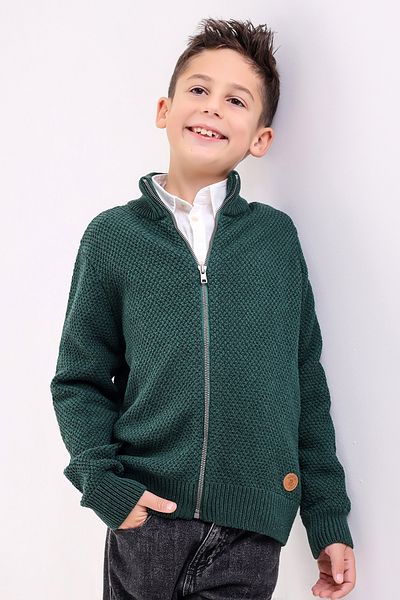 Matte Ζακέτα Monaco Boy's Green Knitwear