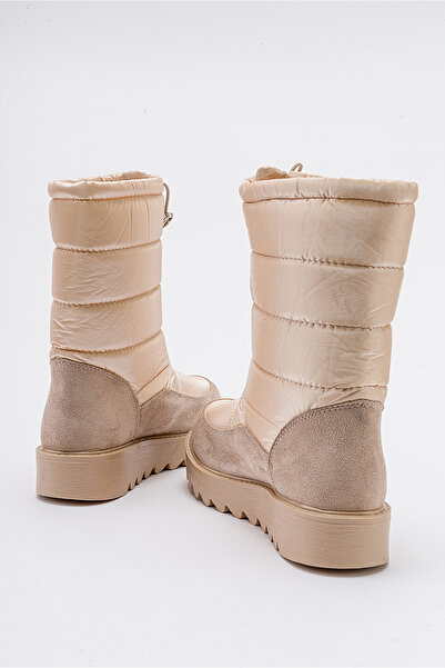 Luvi Γυναικείες μπότες χιονιού Vay Nude με φερμουάρ