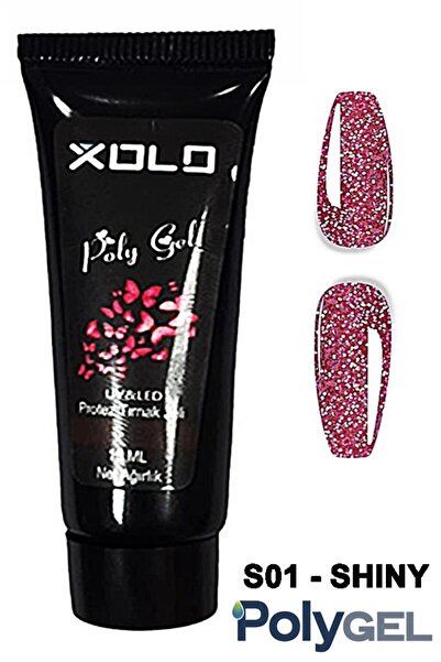 xolo Simli Seri Polygel Protez Tırnak Oje Kalıcı Akrilik Jel Polijel Poly Gel 15ML