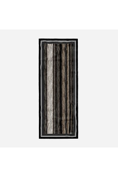 AKİPEK Dimensional Line Patterned Viscose Shawl