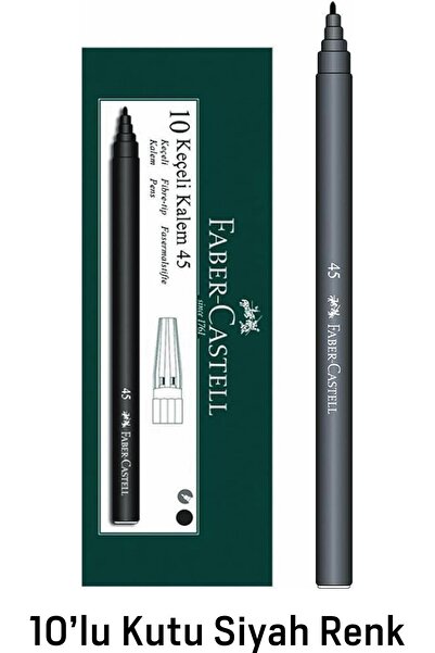 Faber Castell قلم فابر 45 علبة سوداء مكونة من 10 قطع