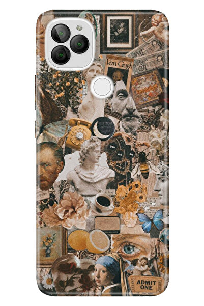 General Mobile GM 22 / GM 22S Uyumlu Kılıf Silikon Desenli Tam Koruma Resimli...