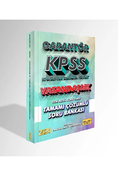 Genel Markalar Makro Kitabevi 2024 KPSS Vatandaşlık Garantör Soru Bankası Çöz...