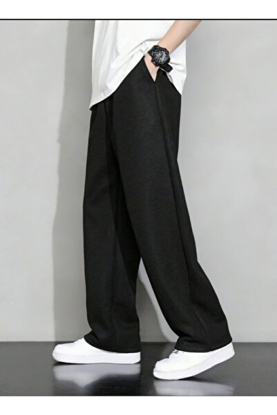 FİTGO Ανδρικό φαρδύ παντελόνι φούτερ