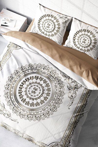 MonoHome طقم غطاء لحاف كينج مزدوج بتصميم عثماني - 220x240 سم