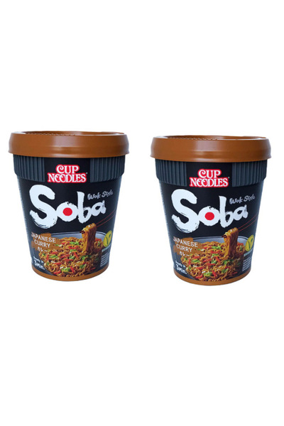 Nissin Noodles NISSIN SOBA CUP JAPANESE CURRY 90 GR*2'Lİ SET JAPON NOOUDLE KÖRİ KUPASI INSTANT NOODLES