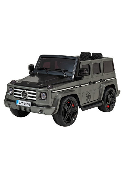 Baby2Go 2395 Safari Uzaktan Kumandalı Deri Koltuklu 12 Volt Akülü Araba Antrasit