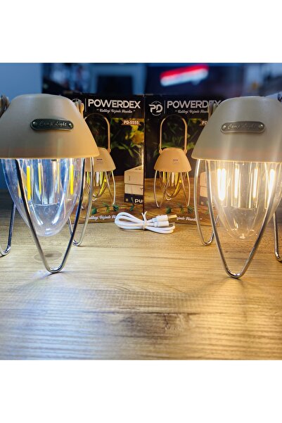 powerdex Prorfosyonel Kamp Lambası Şık Tasarım 3 Modlu Işık-pd-5555