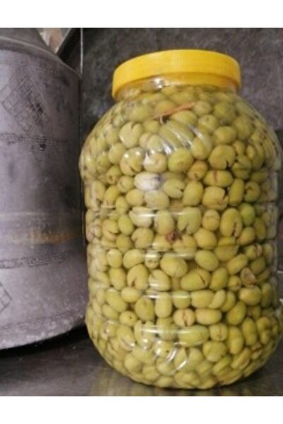 KÖY YAKASI Elde Taş Kırma Organik Tuzda Salamura Yeşil Zeytin El Kırması Zeytin