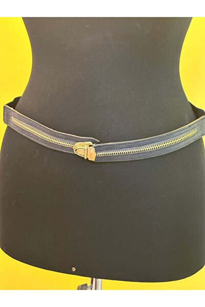 Gönülden Tasarım Жіночий ремінь з гумовою застібкою та блискавкою