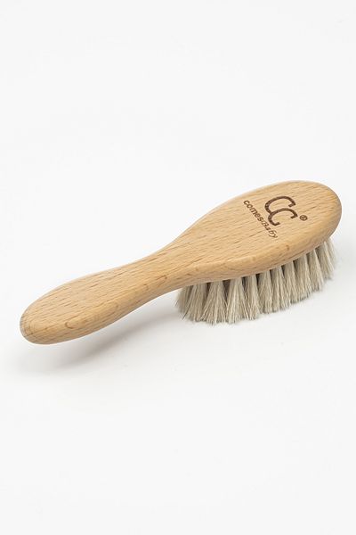 ComesBaby Natural Goat Hair Baby Hair Brush Midi (extra Soft) Mansion Brush
