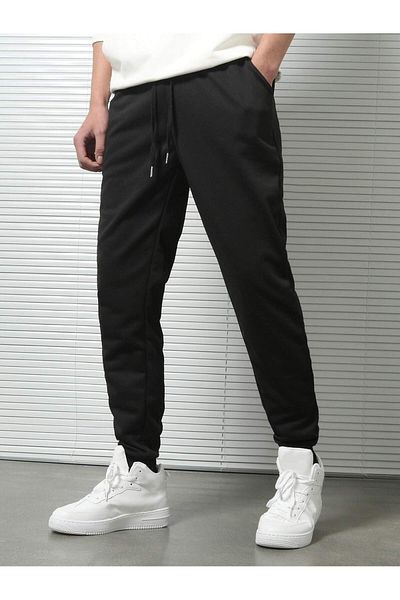 RABTEKS Ανδρικό Jogger Φούτερ με ελαστικό πόδι με άνετο κόψιμο με φλις μέσα