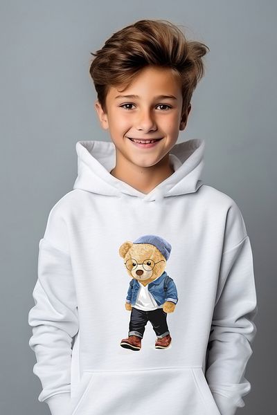 ADA BEBEK ÇOCUK Φούτερ Boy's Traveler Boho Printed Oversize