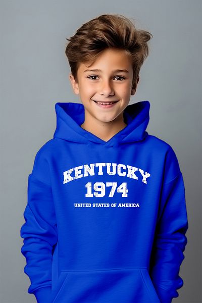 ADA BEBEK ÇOCUK Hanorac oversize cu imprimeu Kentucky 1974 pentru băiat