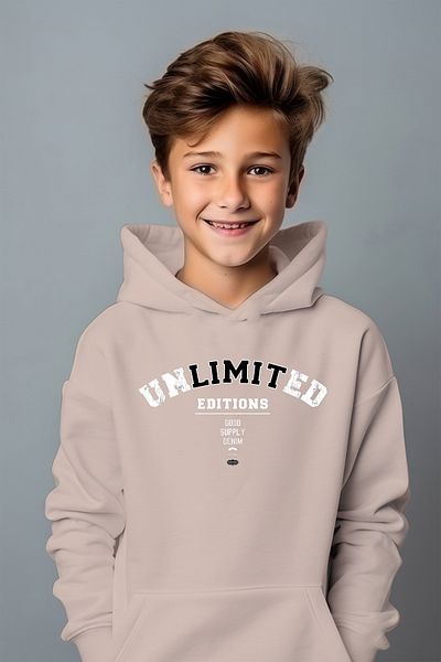 ADA BEBEK ÇOCUK Boy's Unlimited εμπριμέ φούτερ oversize