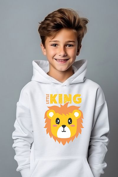 ADA BEBEK ÇOCUK Φούτερ King Leon με στάμπα για αγόρι