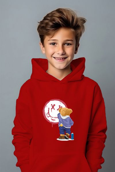 ADA BEBEK ÇOCUK Суитшърт с голям размер и щампа Boy Painter Boho