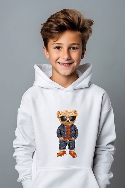 ADA BEBEK ÇOCUK Boho oversize mikina v chlapeckém stylu
