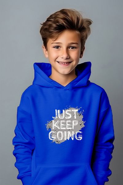 ADA BEBEK ÇOCUK Hanorac oversize imprimat Boy Just Keep Going