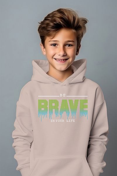 ADA BEBEK ÇOCUK Boy's Brave printed oversize φούτερ