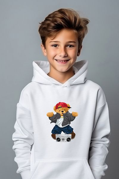 ADA BEBEK ÇOCUK Φούτερ για αγόρι Hiphopist Boho με στάμπα oversize