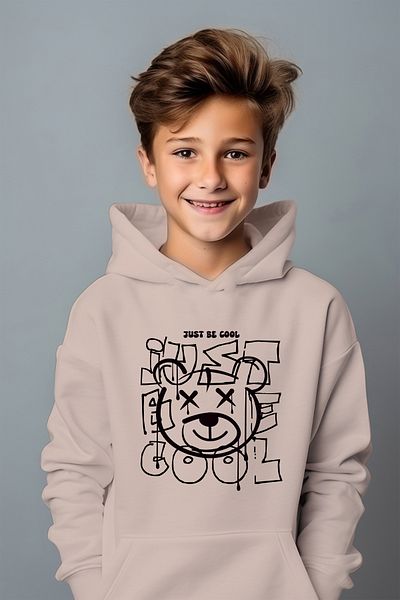 ADA BEBEK ÇOCUK Φούτερ Boy's Style Just Printed Oversize