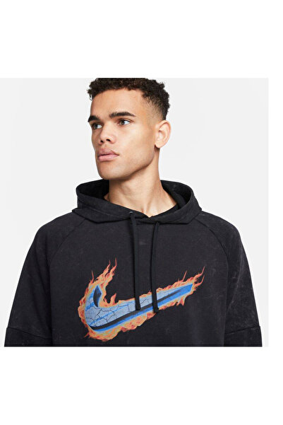 Nike Dri Fit Fleece Vintage Hoodie Pullover Erkek Sweatshirt