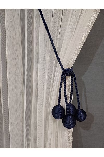 venedik home Navy Blue 4 Ball Tulle and Background Mount - Double Breasted Ceiling Tactical