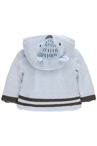 Boboli Baby Boy Hooded Cardigan Blue