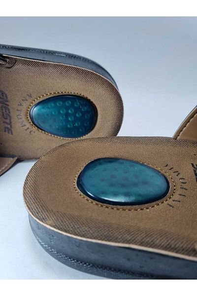 abinstore Gel Orthopedic Sole Slippers Casual Buckle Adjustable Comfortable Slippers (With Heel Spurs)
