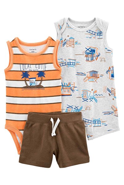 Carter's Baby Boy Jumpsuit Set 3 Pack