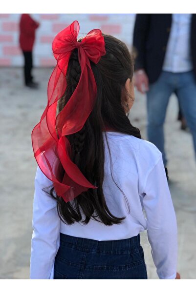 Floriaco Uzun Kuyruklu Fiyonk Toka Organze Kırmızı Kuyruklu Toka Kuyruklu Kur...