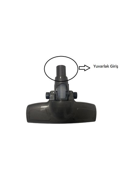Fantom P1200 - Practical Gray Suction Head, Wheeled Round Inlet Vacuum Cleaner