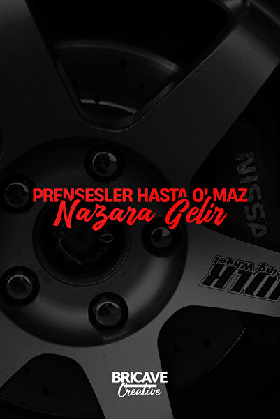 Bricave الأميرات لا يمرضن، بل يحصلن على عيون شريرة حروف JDM ملصق ملصق على الز...