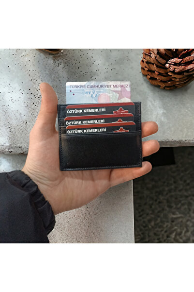 ÖZTÜRK DERİ Hakiki Deri Unisex Model Kredi Kartı & Kartvizitlik %100 Deri Kar...