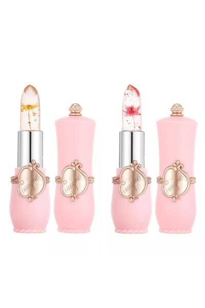 Lesvip's Çiçekli Ruj Uzun Süre Kalıcı Dudak Balsamı Nemlendirici Etkili X2 No.1 No.4